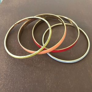 J Crew Enamel Bangles